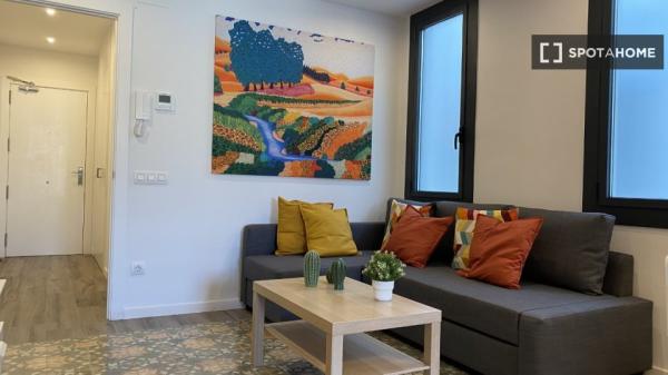 Apartamento entero de 1 dormitorio en Barcelona