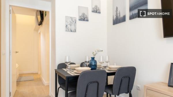 Apartamento entero de 1 habitaciones en Madrid