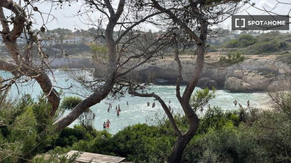 Apartamento inteiro de 2 quartos em Cales de Mallorca