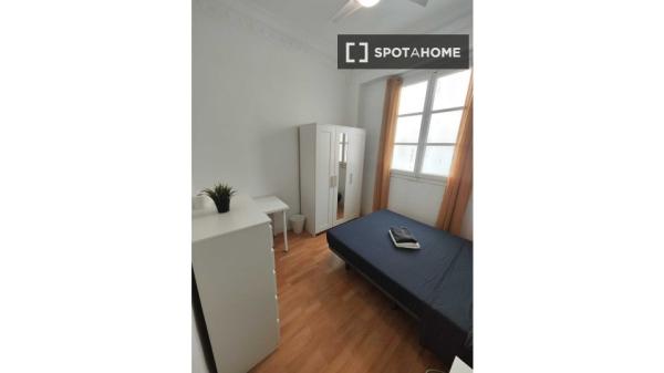 Dormitorio en piso compartido en Valencia