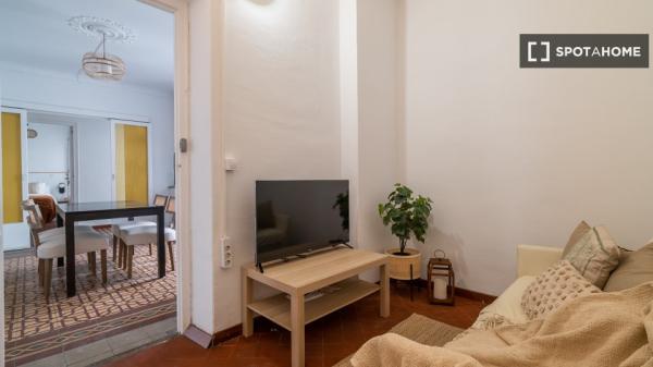 Habitación en piso compartido en barcelona.