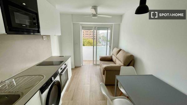 Apartamento de 1 dormitorio en alquiler en Malilla, Valencia