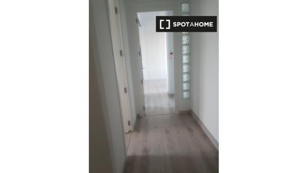 Se alquila habitación en apartamento de 2 dormitorios en Extramurs, Valencia.