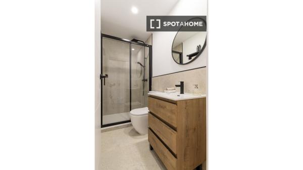 Amplia habitación con baño privado y cocina cerca de Moncloa, Madrid