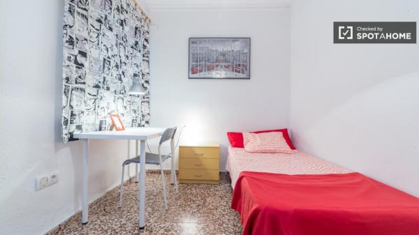 Begrüßungszimmer in einer Wohngemeinschaft in Jesus, Valencia