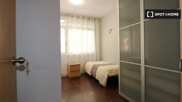 Habitación en piso compartido en barcelona.