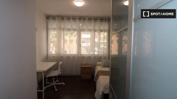 Habitación en piso compartido en barcelona.