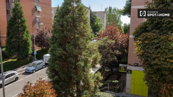 Habitación individual en alquiler, apartamento de 4 dormitorios, Hortaleza, Madrid