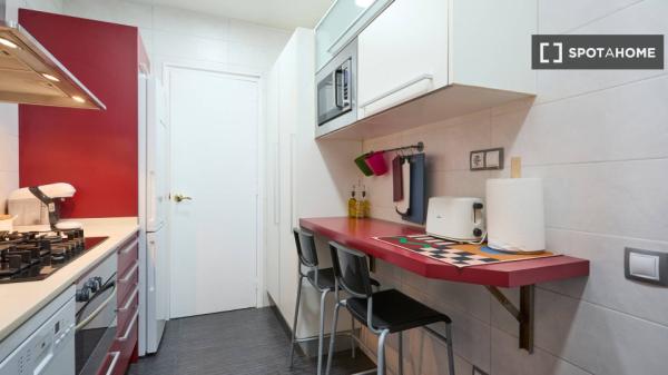 Habitación en piso compartido en barcelona.