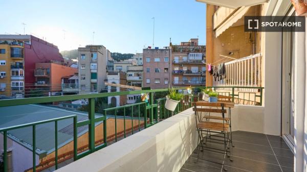 Habitación en piso compartido en barcelona.