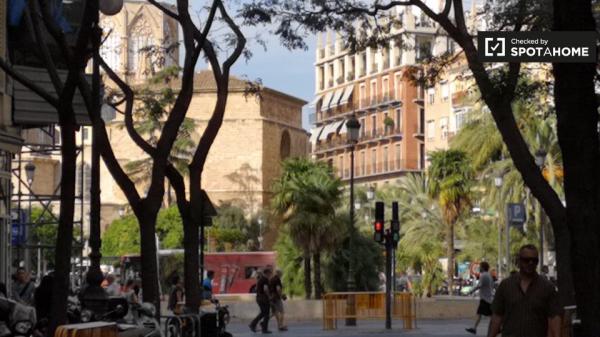 Monolocale luminoso in affitto a Ciutat Vella, Valencia