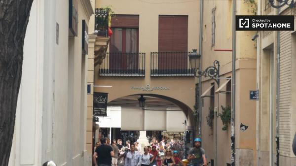 Monolocale luminoso in affitto a Ciutat Vella, Valencia