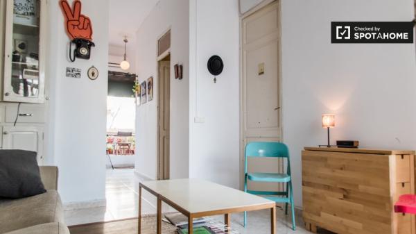 Cómodo apartamento de 1 dormitorio en alquiler en Extramurs, Valencia