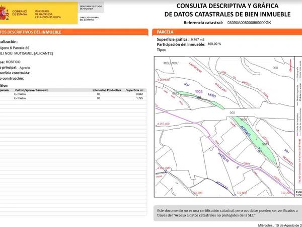 Terreno en Cv-800, 754