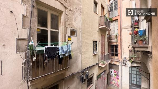 Quarto em apartamento de 3 quartos no centro de Barcelona Localização