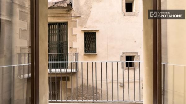 Quarto em apartamento de 3 quartos no centro de Barcelona Localização