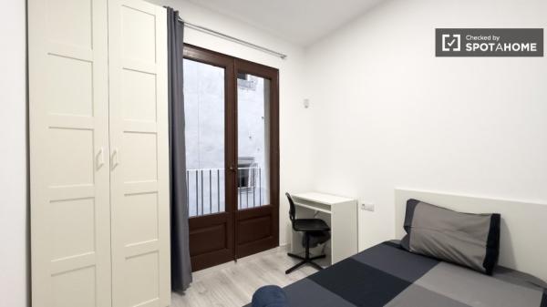 Quarto em apartamento de 3 quartos no centro de Barcelona Localização