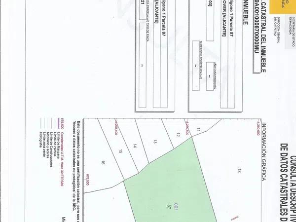 Terreno en Cañada de Don Ciro 38 Polígono 1, 87 Parcela