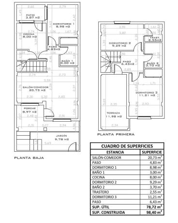 Chalet adosado en calle Tiberiades, 9