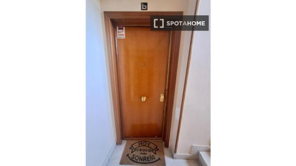 Chambre à louer dans un appartement partagé à Madrid