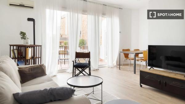 Apartamento entero de 3 habitaciones en Barcelona.