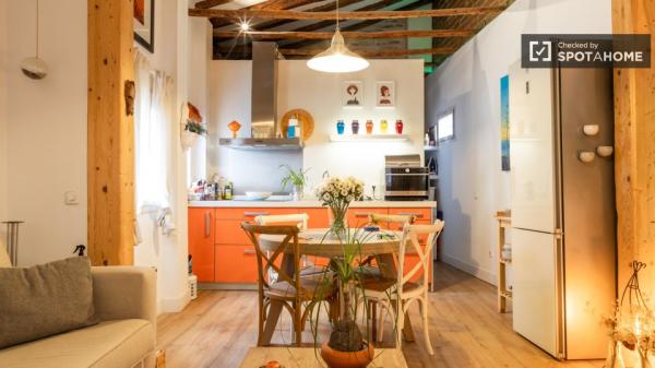 Apartamento de 1 dormitorio en alquiler en Madrid