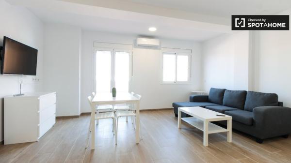 Amplio apartamento de 1 dormitorio en alquiler en Sants, Barcelona